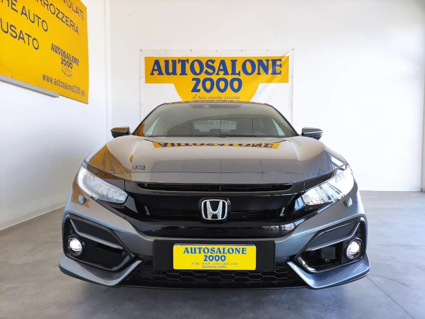 Honda Civic 1.0T 5 porte Elegance Navi NEOPATENTATI Grigio - 2