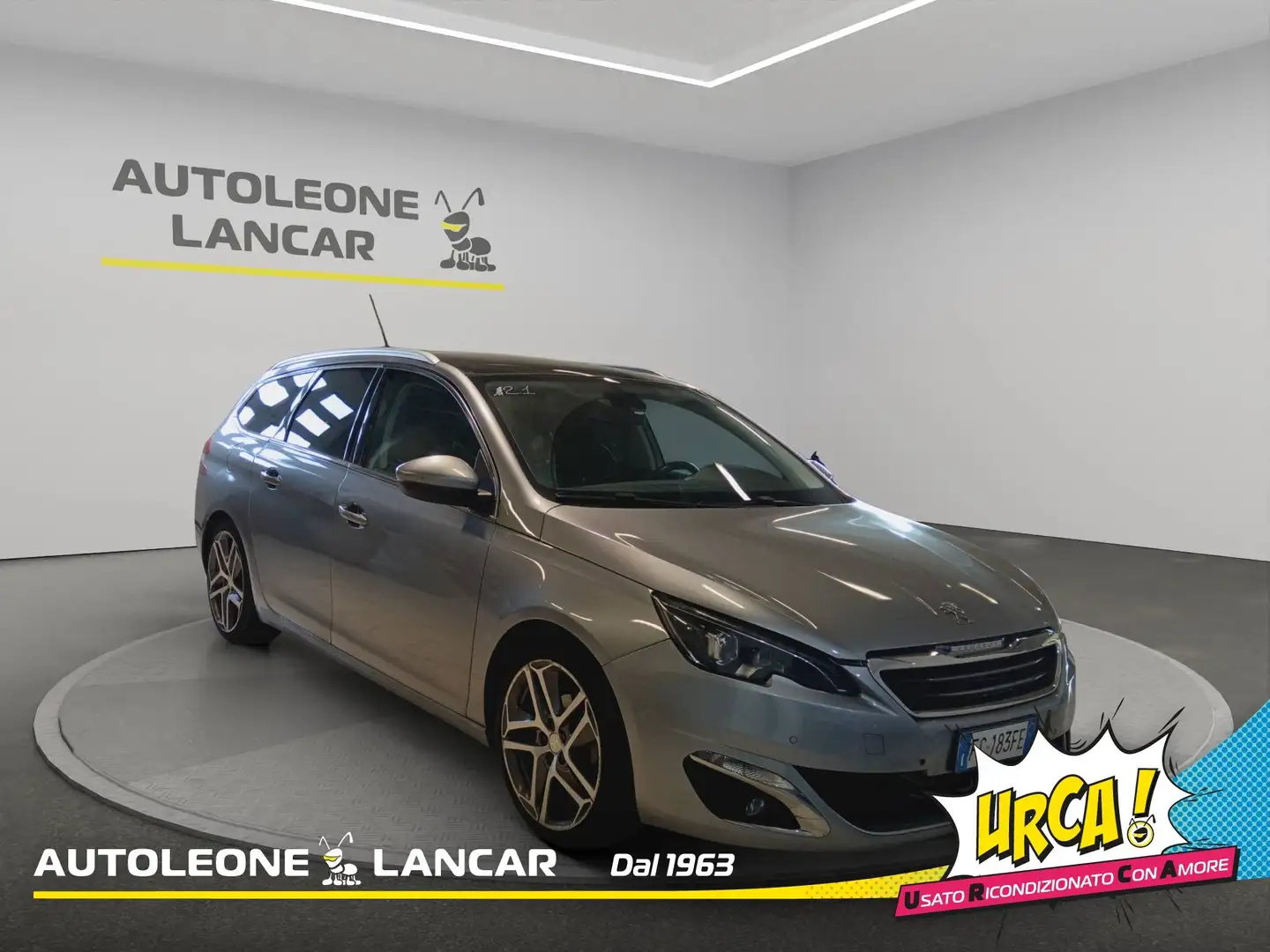 Peugeot 308 SW 1.6 Bhdi Allure 120cv EAT6 AUTOMATICA E6 Gris - 1