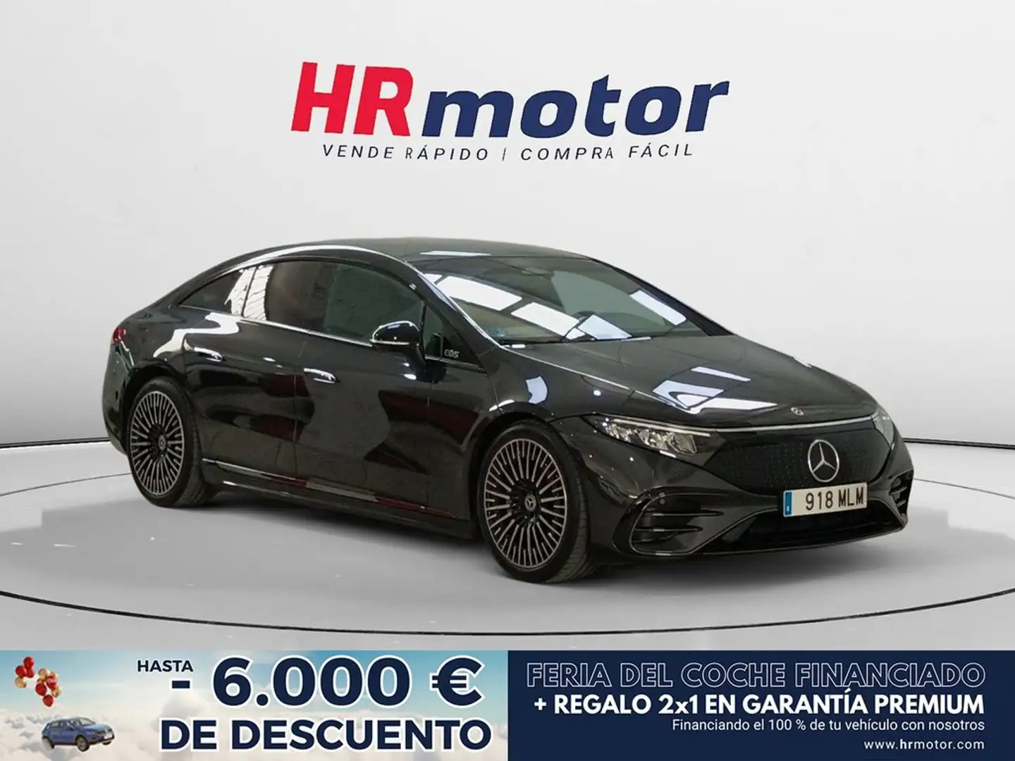 Mercedes-Benz EQS 580 4Matic Negro - 1