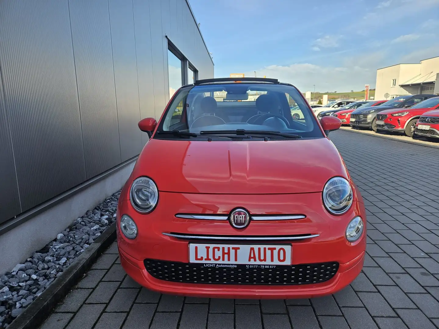 Fiat 500C Lounge/Cabrio/Scheckheftgepflegt/Klima/Tempomat/ Orange - 2
