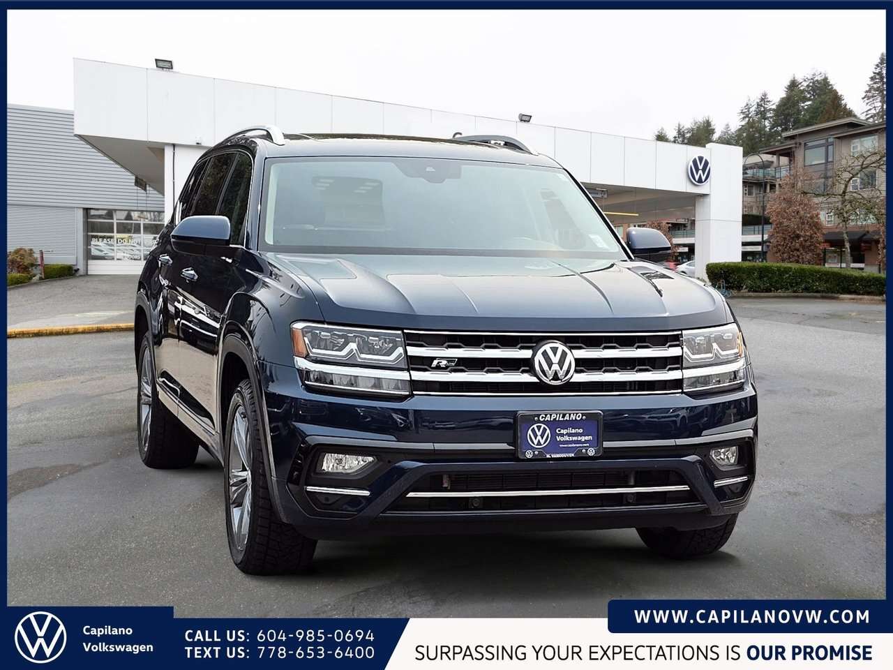 2019 Volkswagen Atlas Execline 3.6L 4MOTION | R Line Pkg & 3rd Row Seats — снимка 1