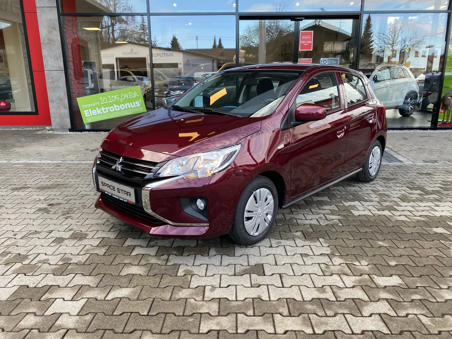 Mitsubishi Space Star 1.2 Select, Klima, 8-fach, VERSIEGELT Rot - 1