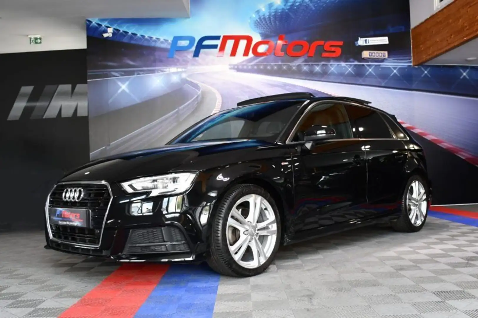 Audi A3 S-Line 40 TFSI 190 S-Tronic GPS Virtual Régulateur Noir - 1