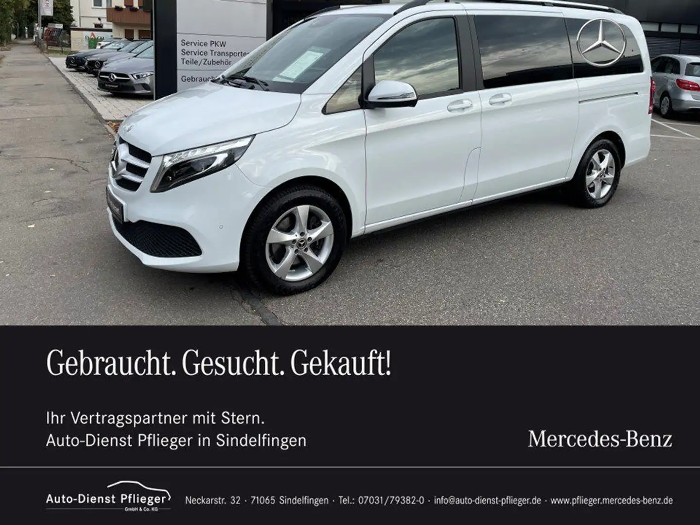 Mercedes-Benz V 220 d 4MATIC ED L*Liegepaket*SHD*Warmwasserhzg Blanc - 1