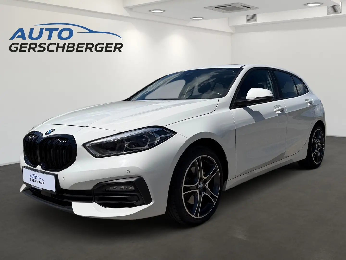 BMW 118 i LED, NAV, AHK, Pano Weiß - 1