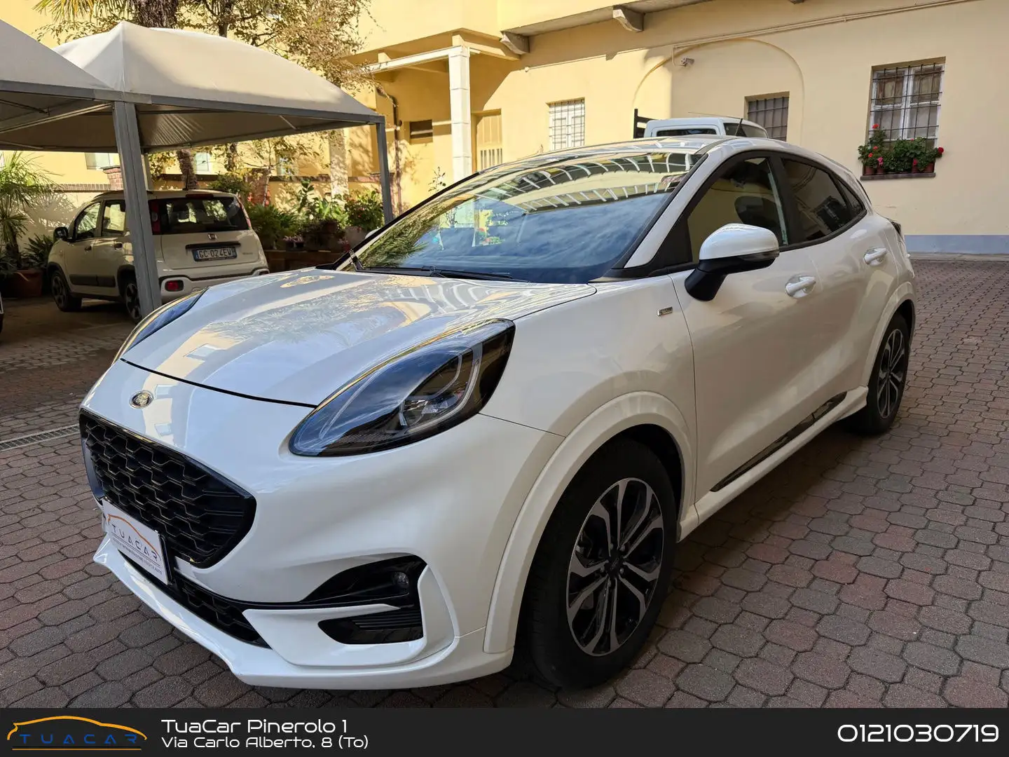 Ford Puma ST Line 1.0 EcoBoost mHEV Blanc - 1