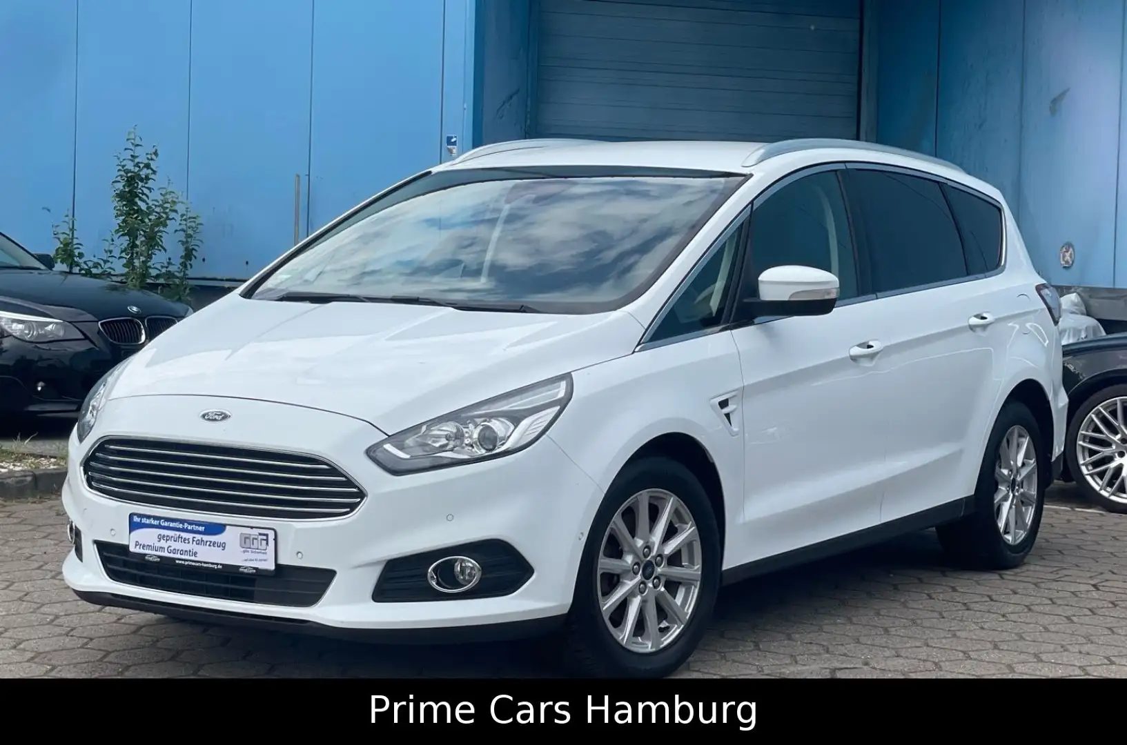 Ford S-Max 2.0 TDCi Titanium|7-SITZER|LED|NAVI|SPURH. Weiß - 1