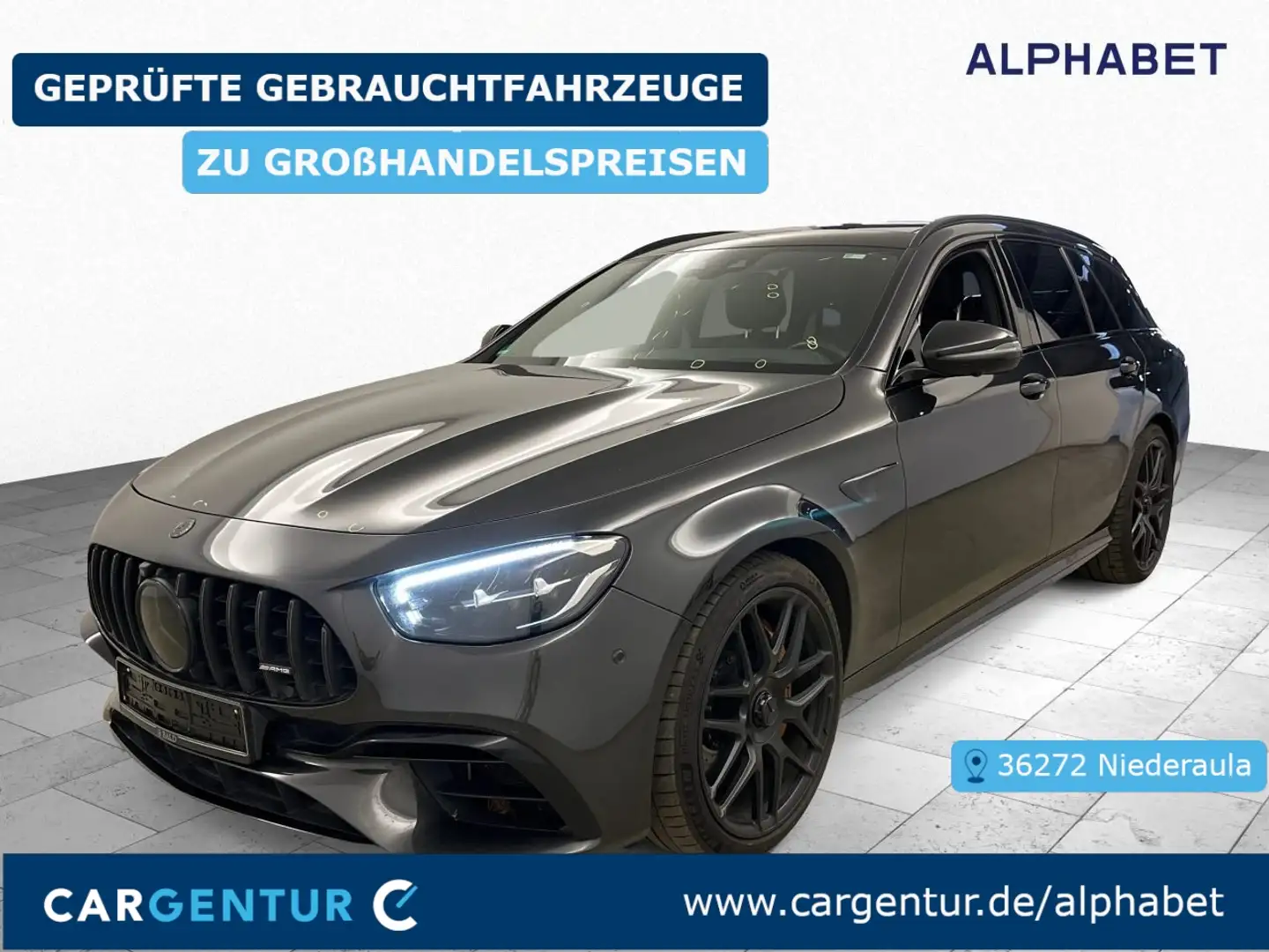 Mercedes-Benz E 63 AMG T AMG E 63 S 4Matic+ Burmester Wide 360° AHK Gris - 1