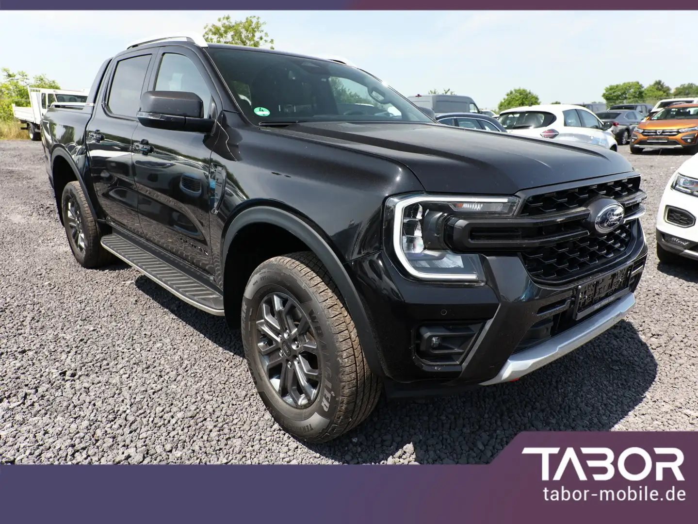 Ford Ranger DoKa 2.0 EcoB 205 AT Wildtrak Nav Kam SHZ Schwarz - 2