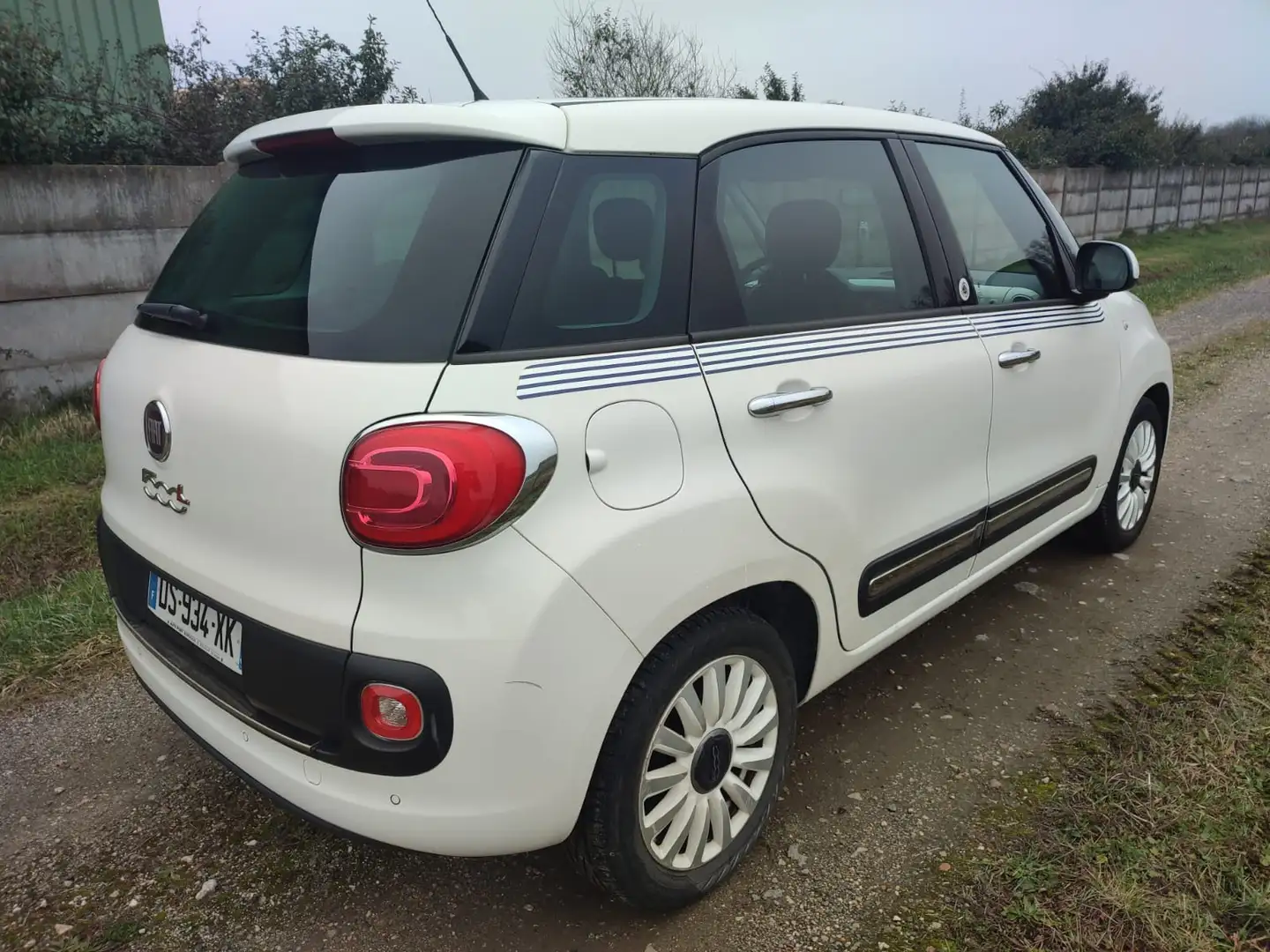 Fiat 500L 500L 1.4 16V 95 ch Petit Bateau Blanc - 2