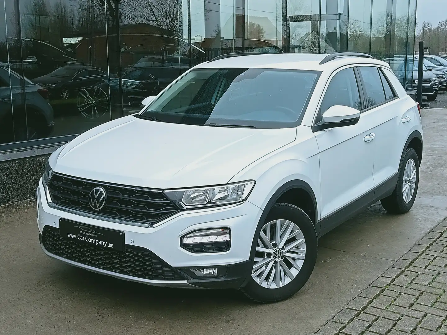 Volkswagen T-Roc 1.0 TSI Style / GPS / CAMERA / VERW. ZETELS Fehér - 2