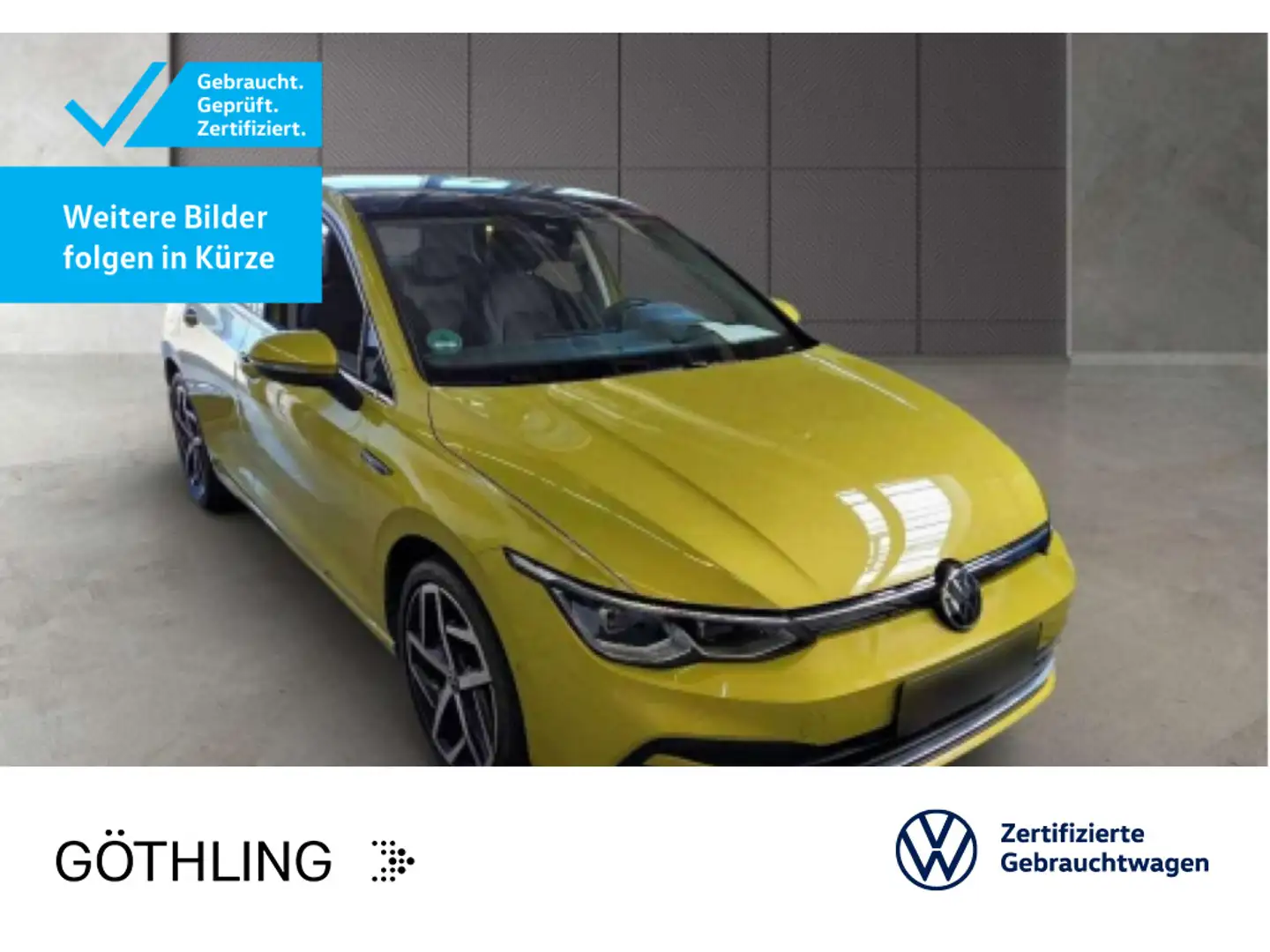Volkswagen Golf StyleTSI 110 kW*AHK*NAVI*KAM*MATRIX*KOMFORT Gelb - 1