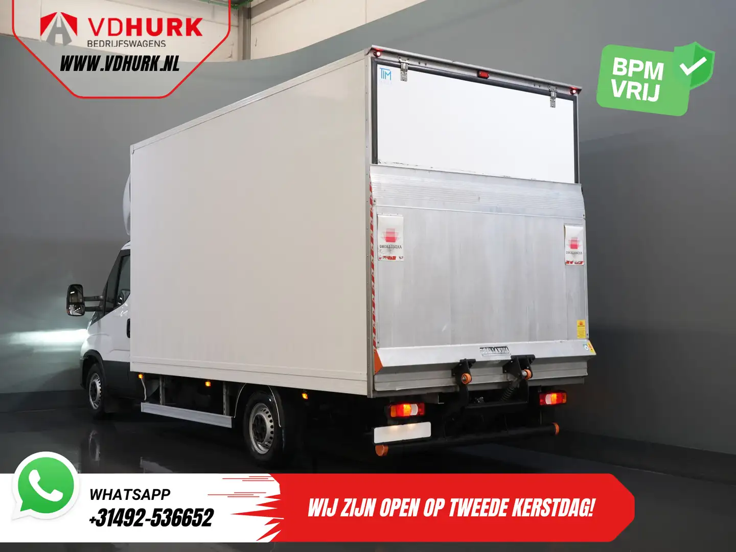 Iveco Daily 35S18HV 3.0 Aut. ZF BPM VRIJ! Bakwagen Laadklep/ L Blanc - 2
