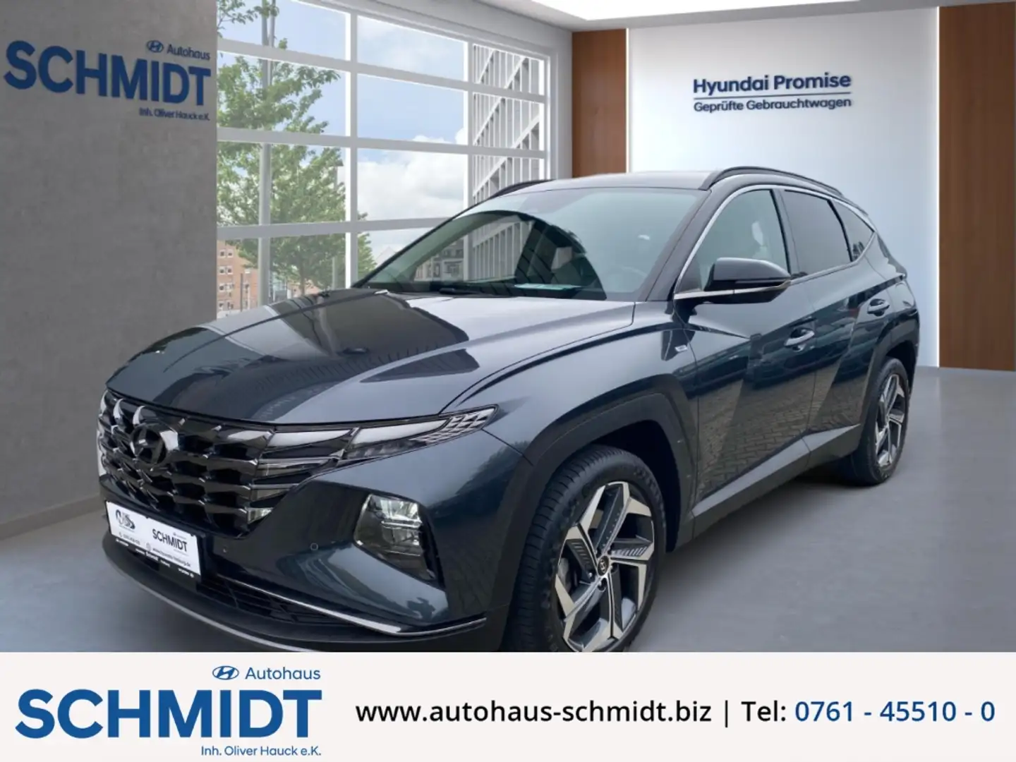 Hyundai TUCSON Prime Mild-Hybrid 2WD 1.6 T-GDI Navi Leder Digital Schwarz - 1
