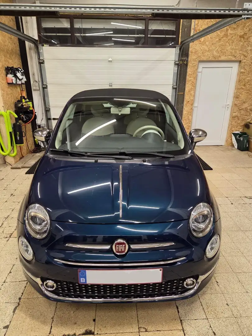 Fiat 500C 500 C 1.2 8V Lounge Blauw - 2
