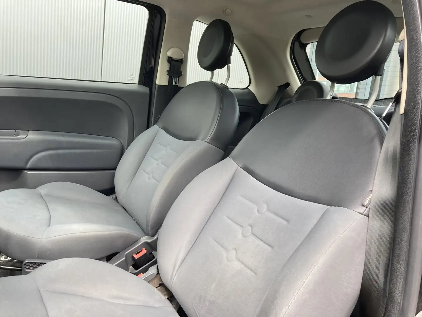 Fiat 500 1.2 Lounge Panorama | Blue and Me | Airco Zwart - 2