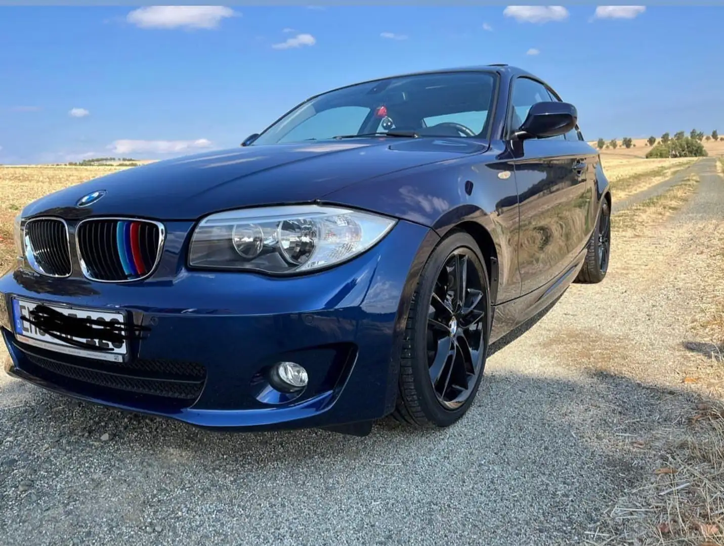 BMW 120 120d Coupe Blau - 2