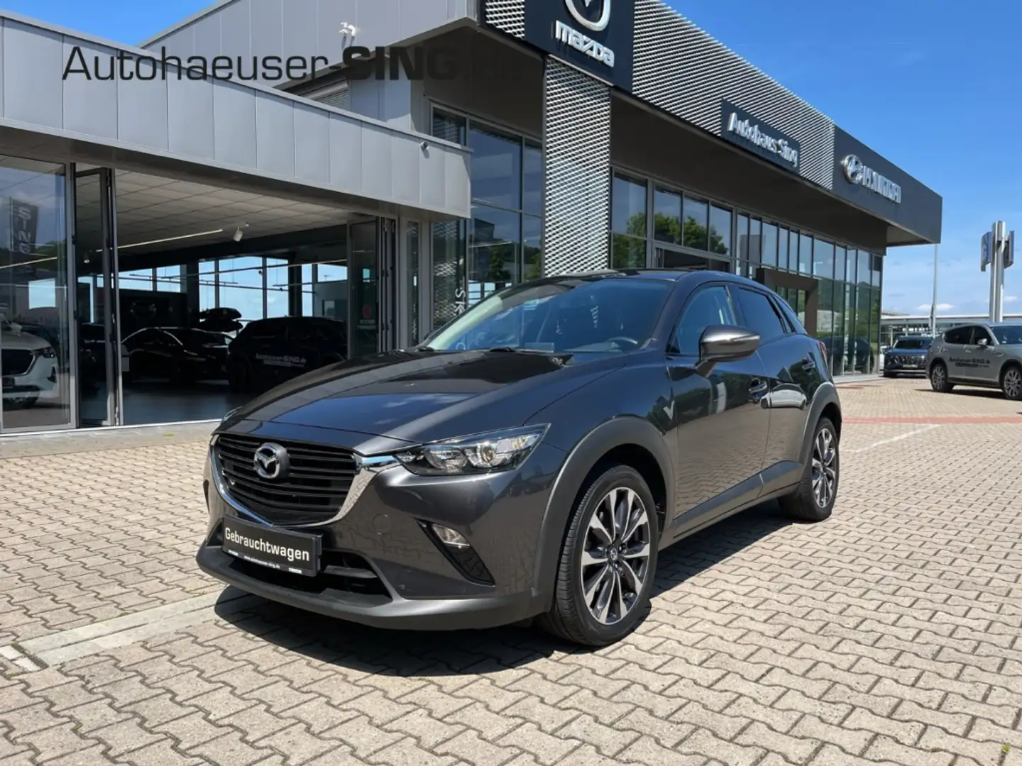 Mazda CX-3 Advantage 2.0 Keyless Notbremsass. Klimaautomatik Grau - 1