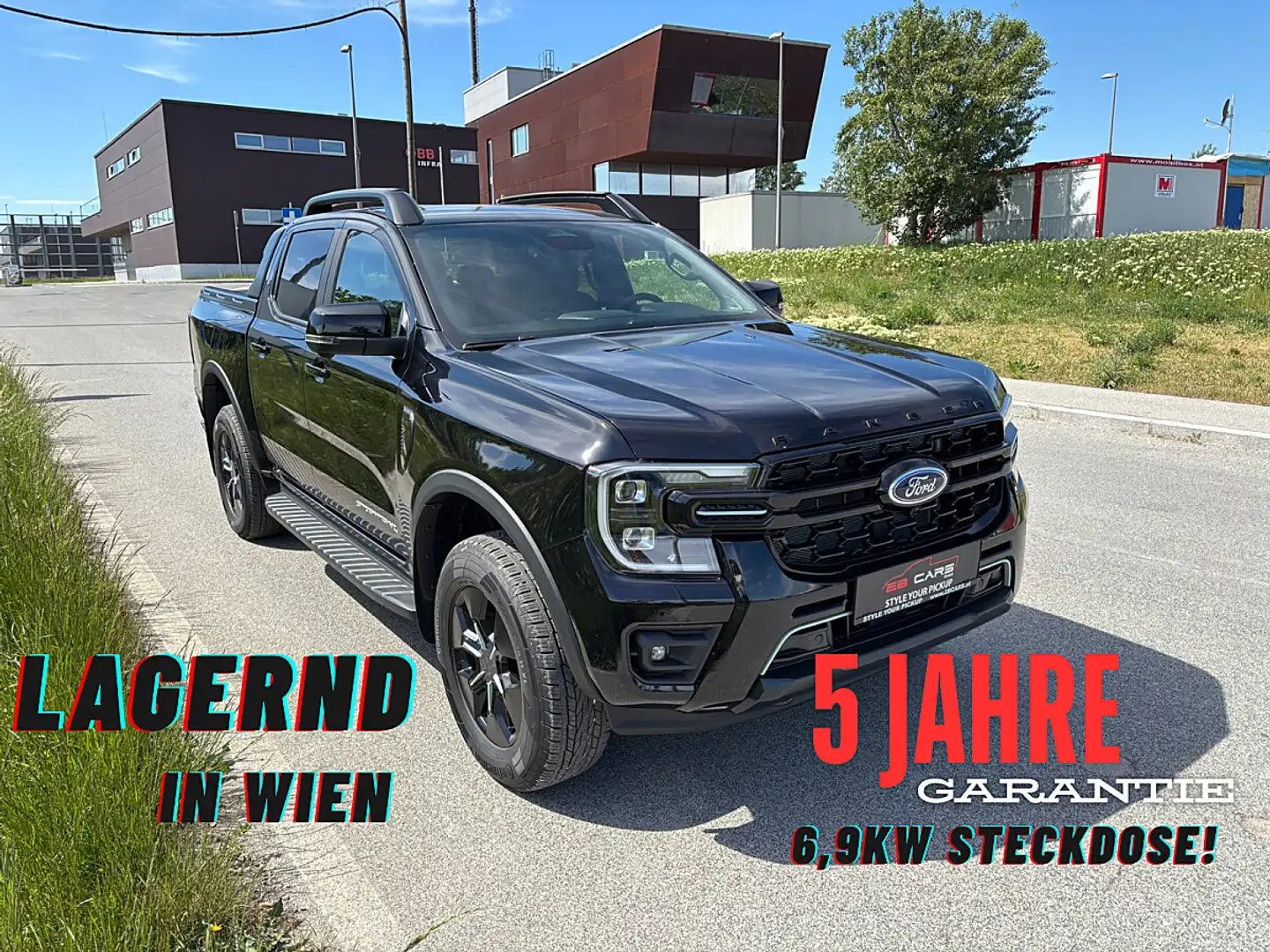 Ford Ranger Ranger DK STORMTRAK e-4WD 2.3 EcoBoost Aut. 3,5... Schwarz - 1
