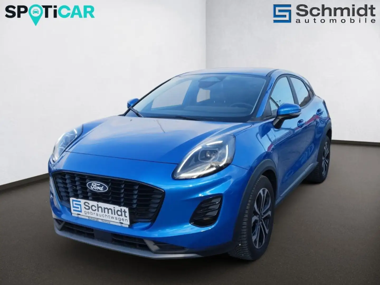 Ford Puma 1,0 EcoBoost Hybrid Titanium Aut. Blau - 1