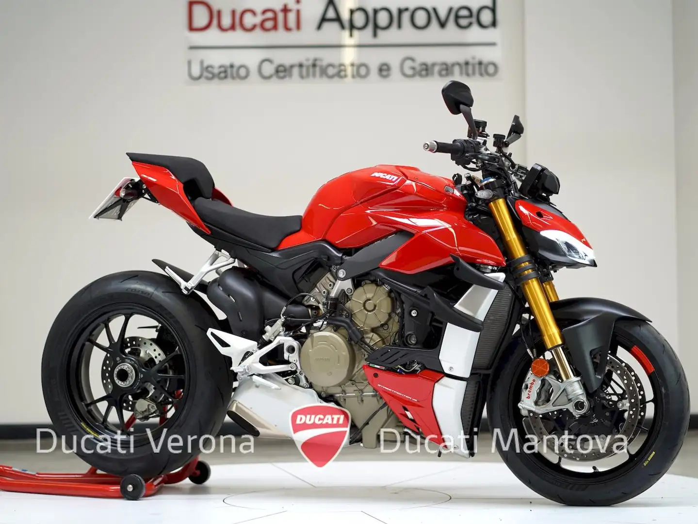 Ducati Streetfighter Streetfighter V4 S - 2020 - GOMME NUOVE - Rot - 2
