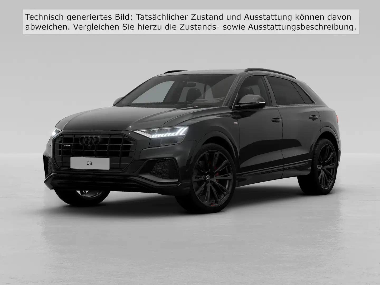 Audi Q8 50 TDI Q 2x S LINE COMPETITION + PANO MATRIX Schwarz - 2