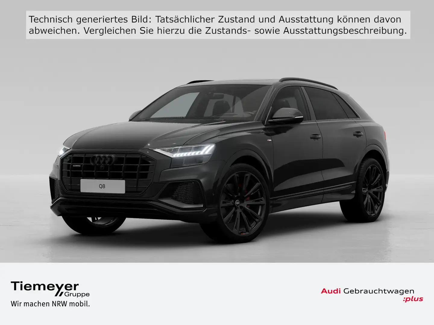 Audi Q8 50 TDI Q 2x S LINE COMPETITION + PANO MATRIX Schwarz - 1