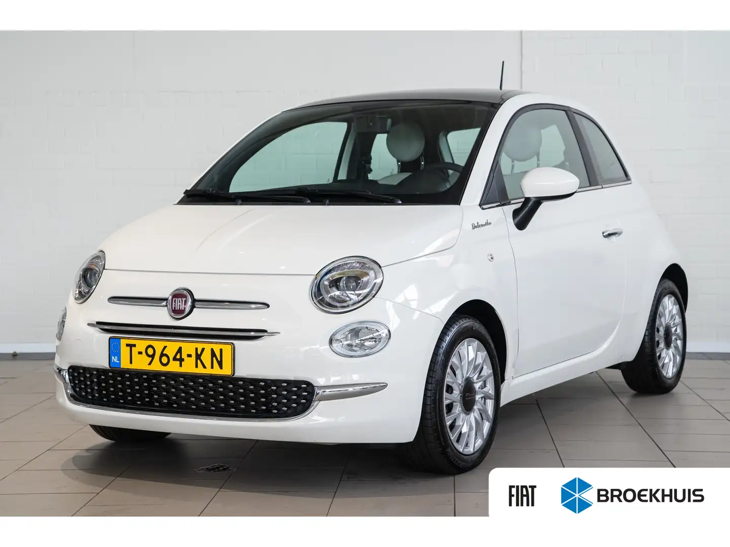 Fiat 500 1.0 Hybrid Dolcevita | Panoramadak | Apple Carplay Blanc - 1