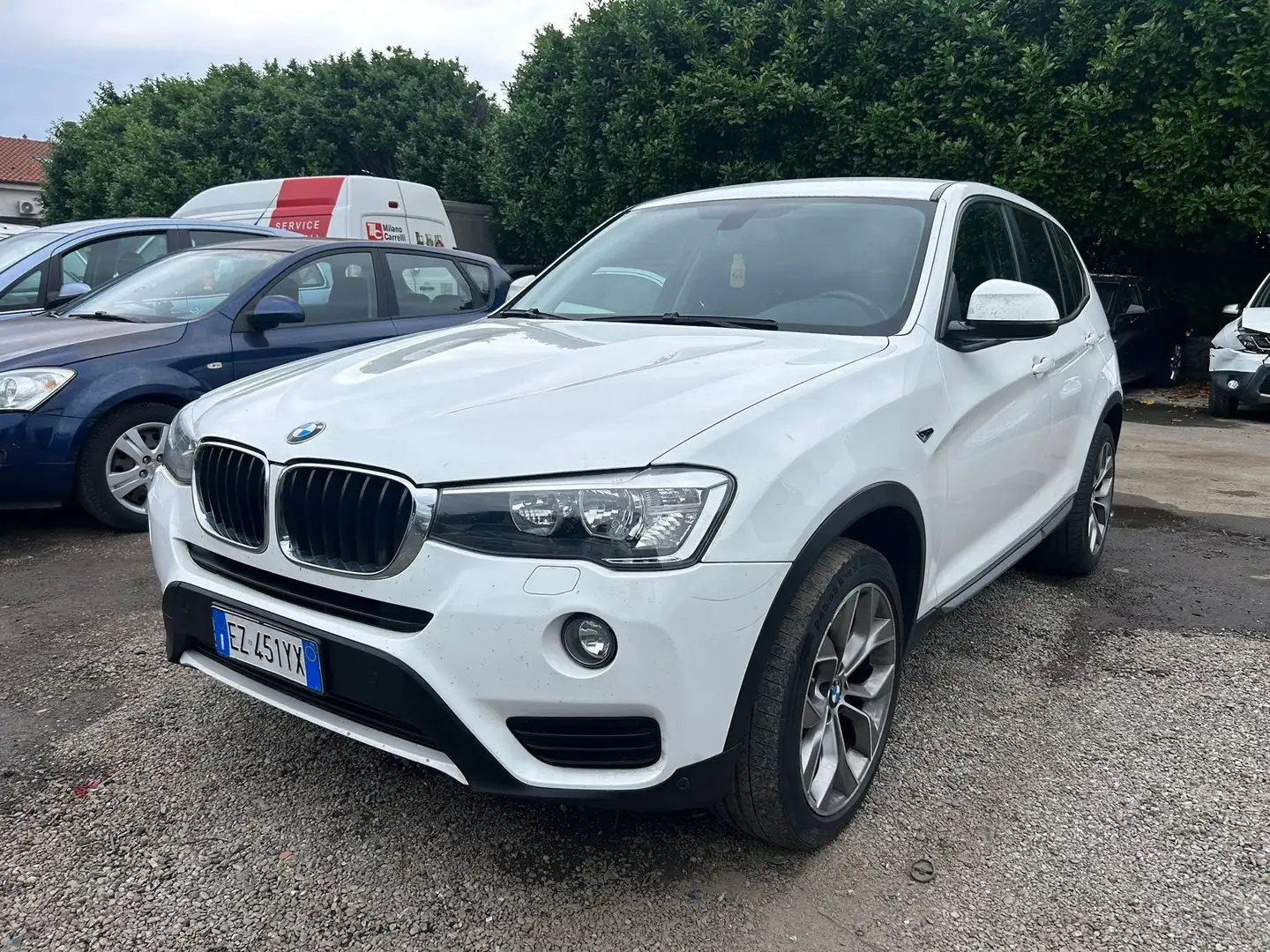BMW X3 X3 F25 LCI 2014 xdrive20d auto Bianco - 1
