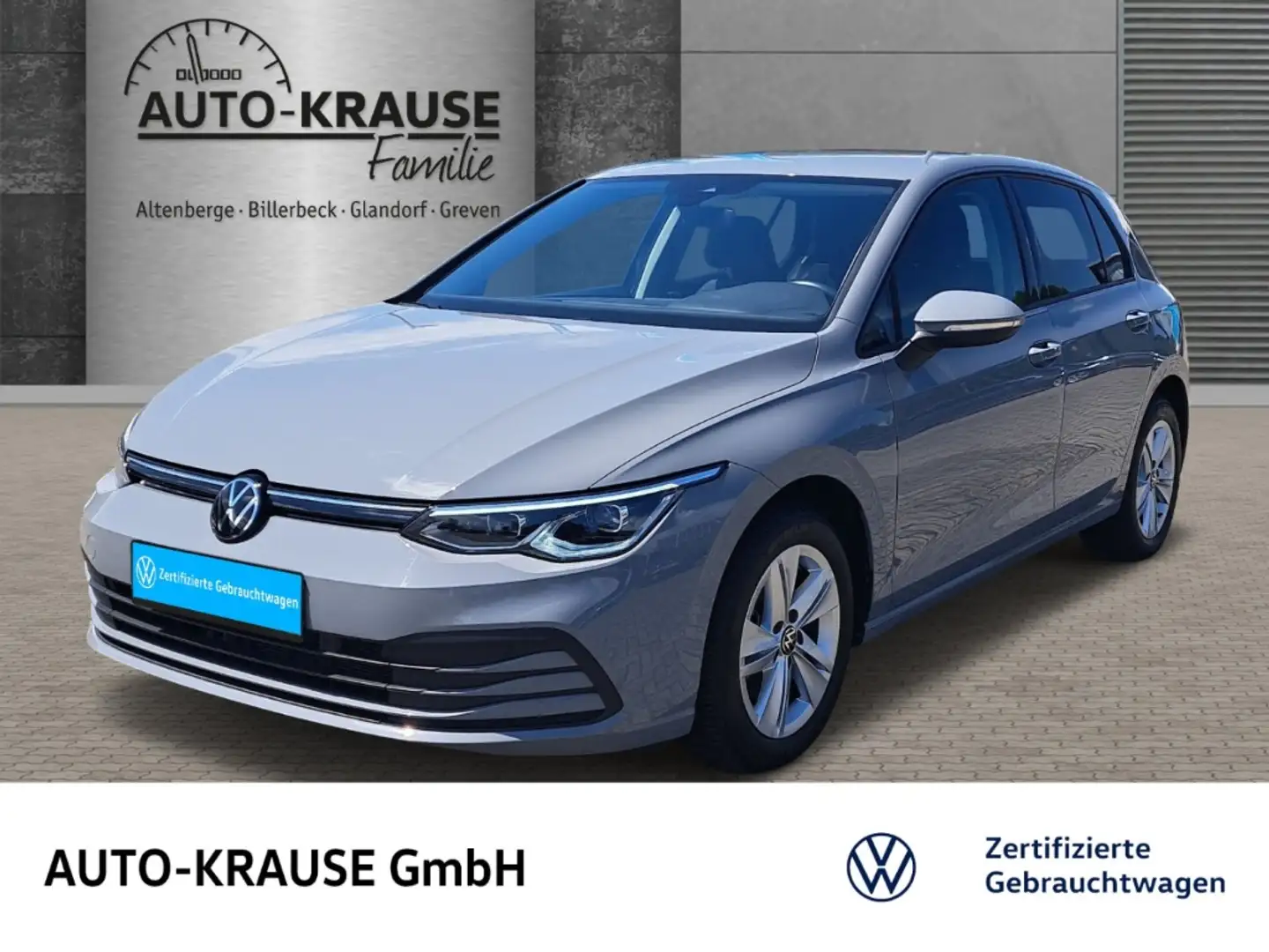 Volkswagen Golf VIII 1.5 TSI Life Navi digi Cockpit LED Dyn.kurv. Gris - 1