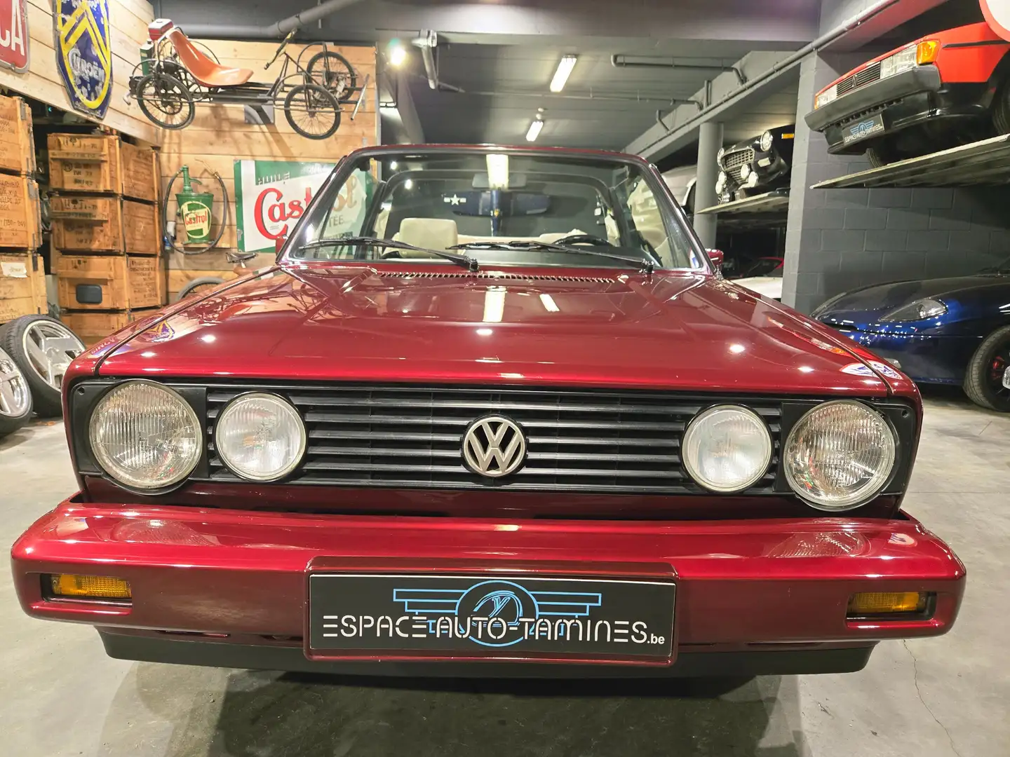 Volkswagen Golf Cabriolet 1.8i CLASSIC LINE Restaurée & 100% d'origine Paars - 2