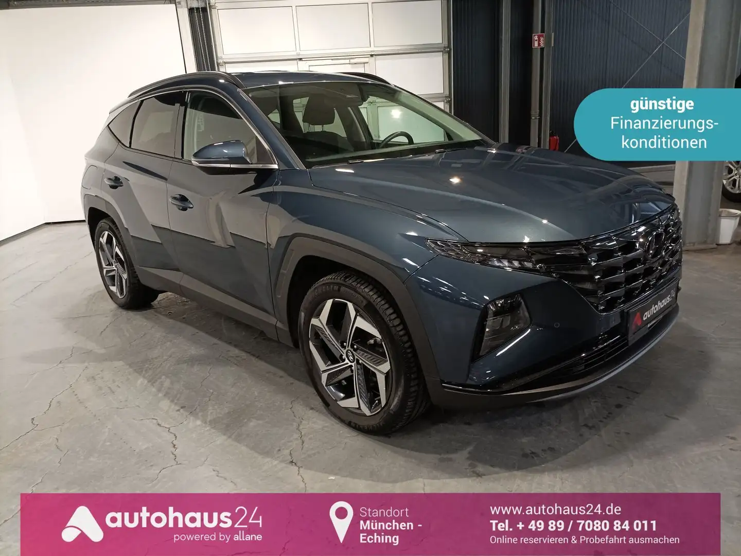 Hyundai TUCSON 1.6 T-GDI Trend LED|Navi|PDC|Kamera|ACC Blau - 1