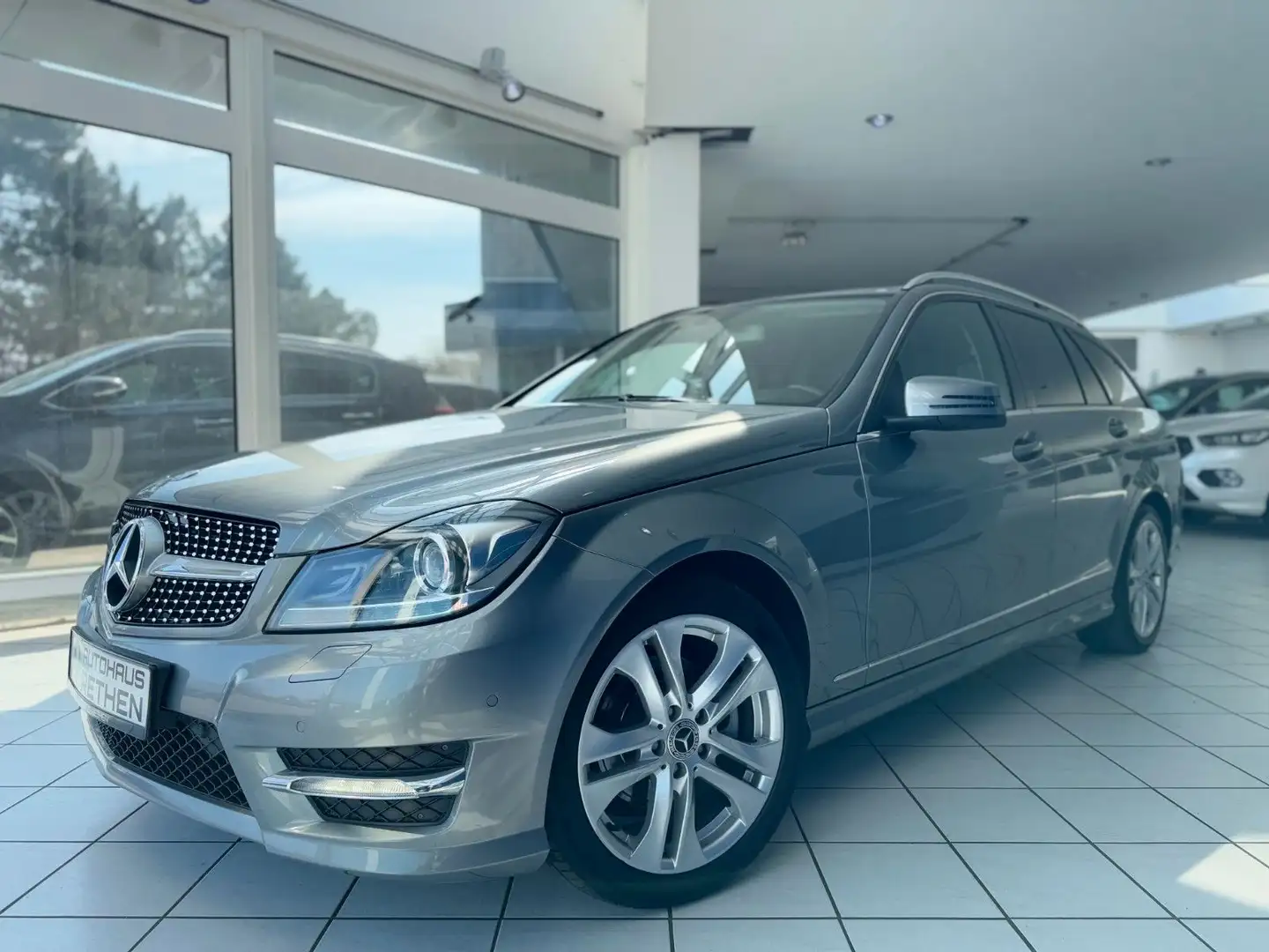 Mercedes-Benz C 220 C220 T CDI AMG-Line*CARPLAY/ANDROID*NAVI* Argent - 2