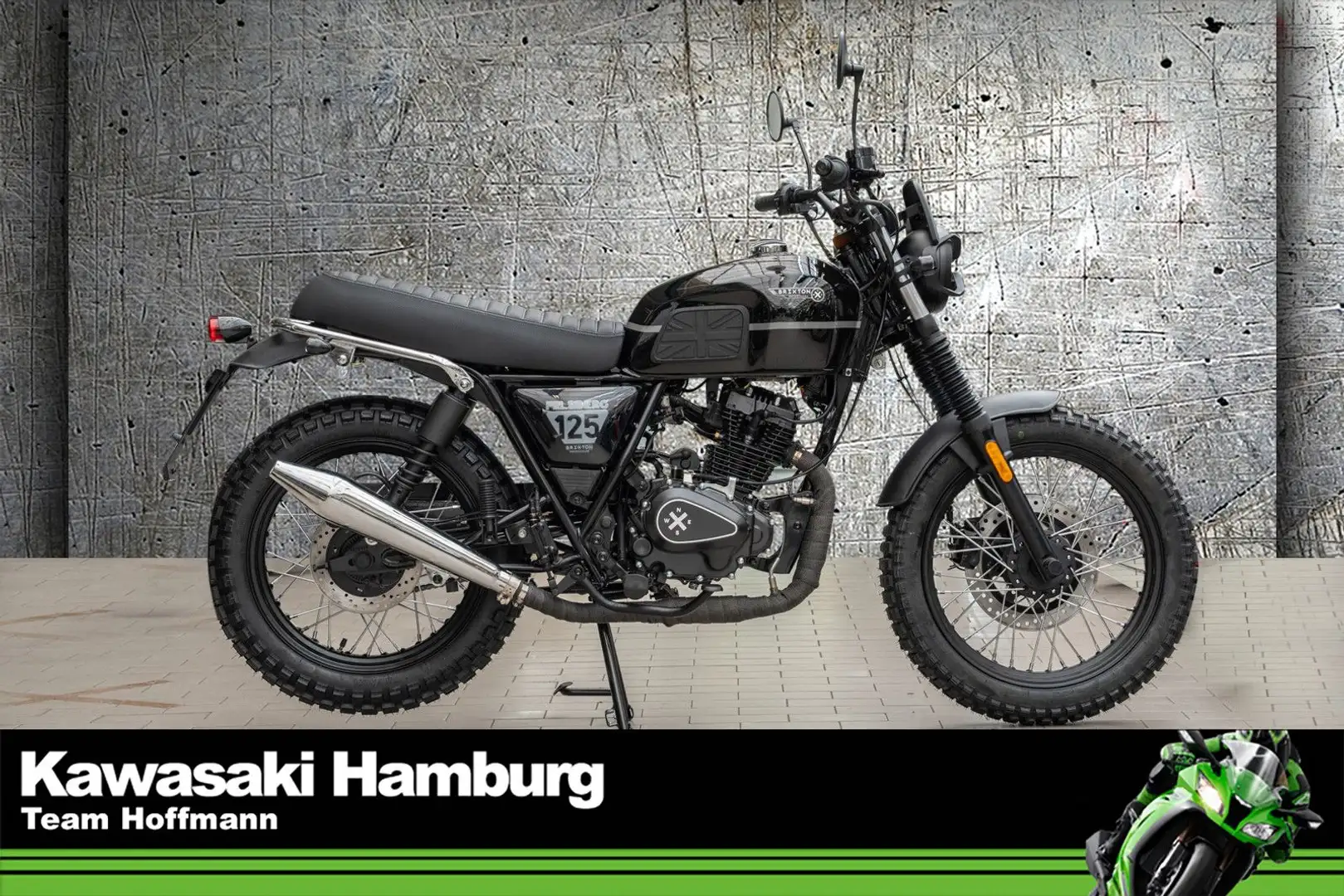 Brixton Felsberg 125 ABS, Euro 5+, Lieferservice Negro - 1