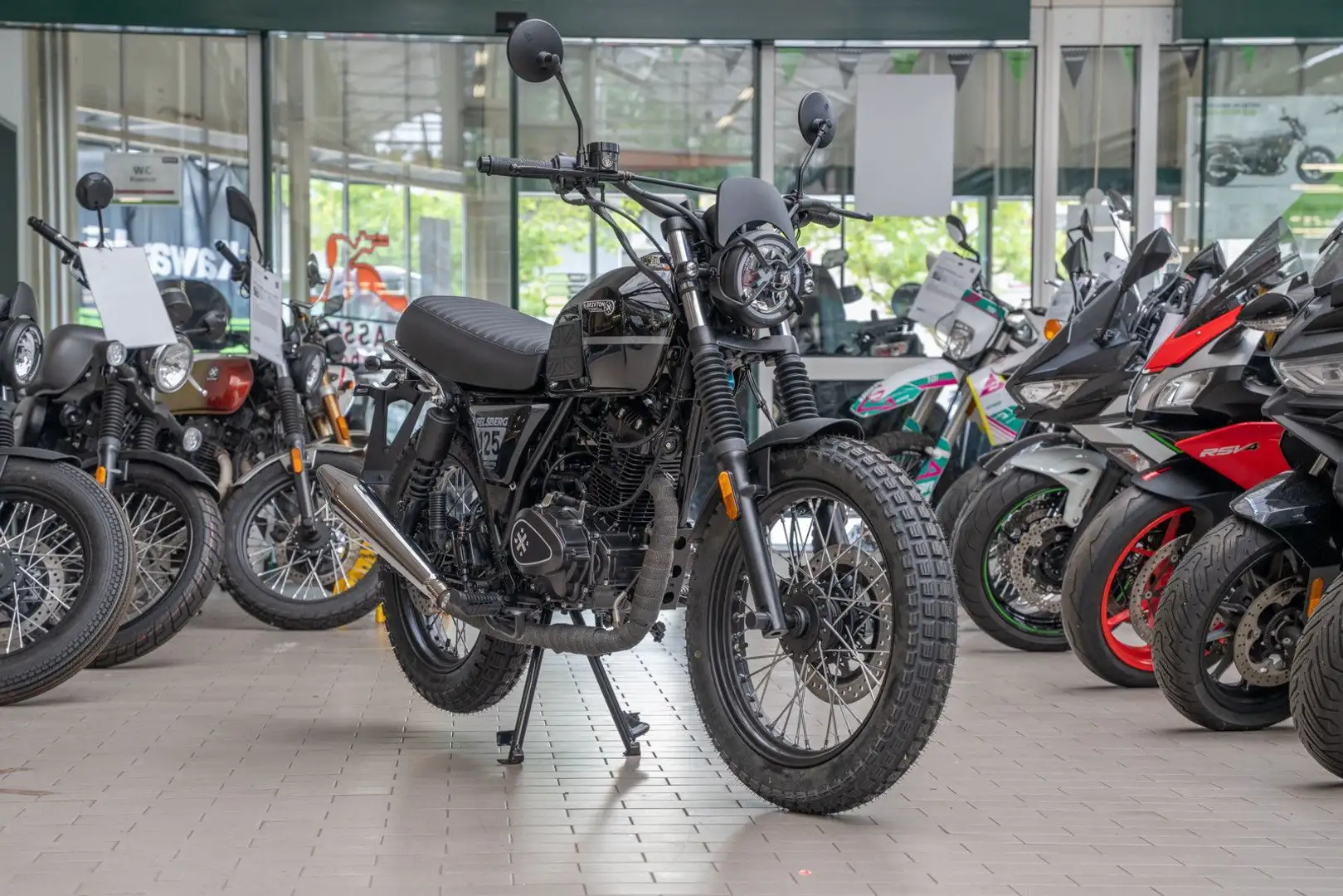 Brixton Felsberg 125 ABS, Euro 5+, Lieferservice Negro - 2