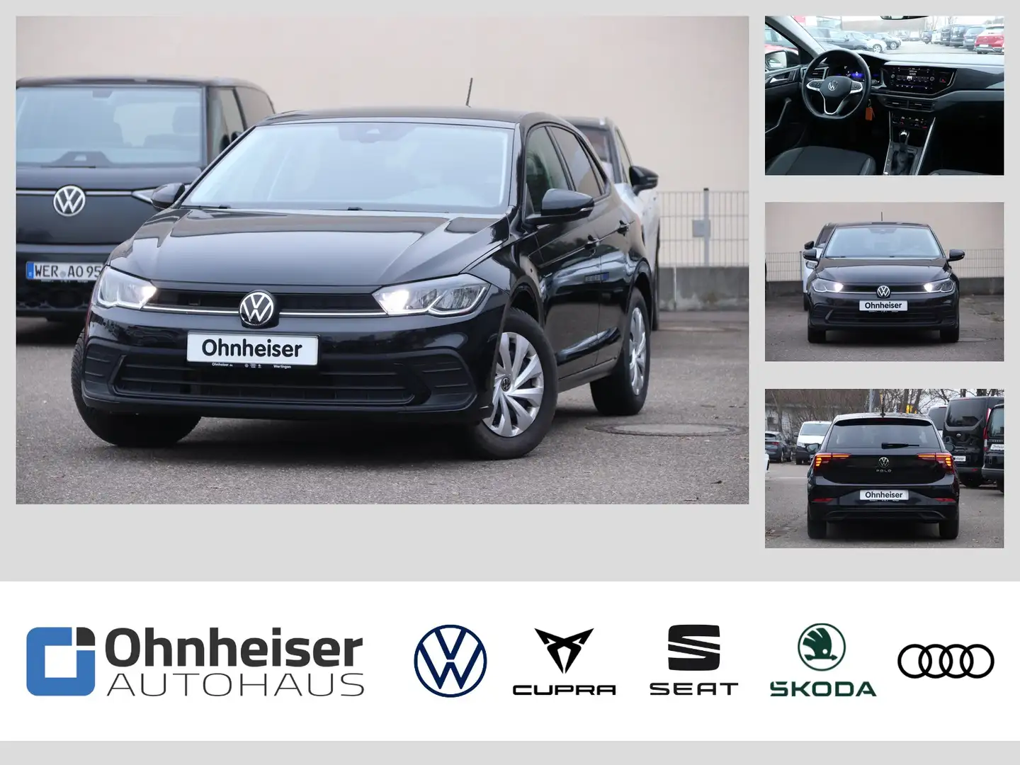 Volkswagen Polo 1.0 TSI Life DSG*SHZ*PDC*CLIMATRONIC Schwarz - 1