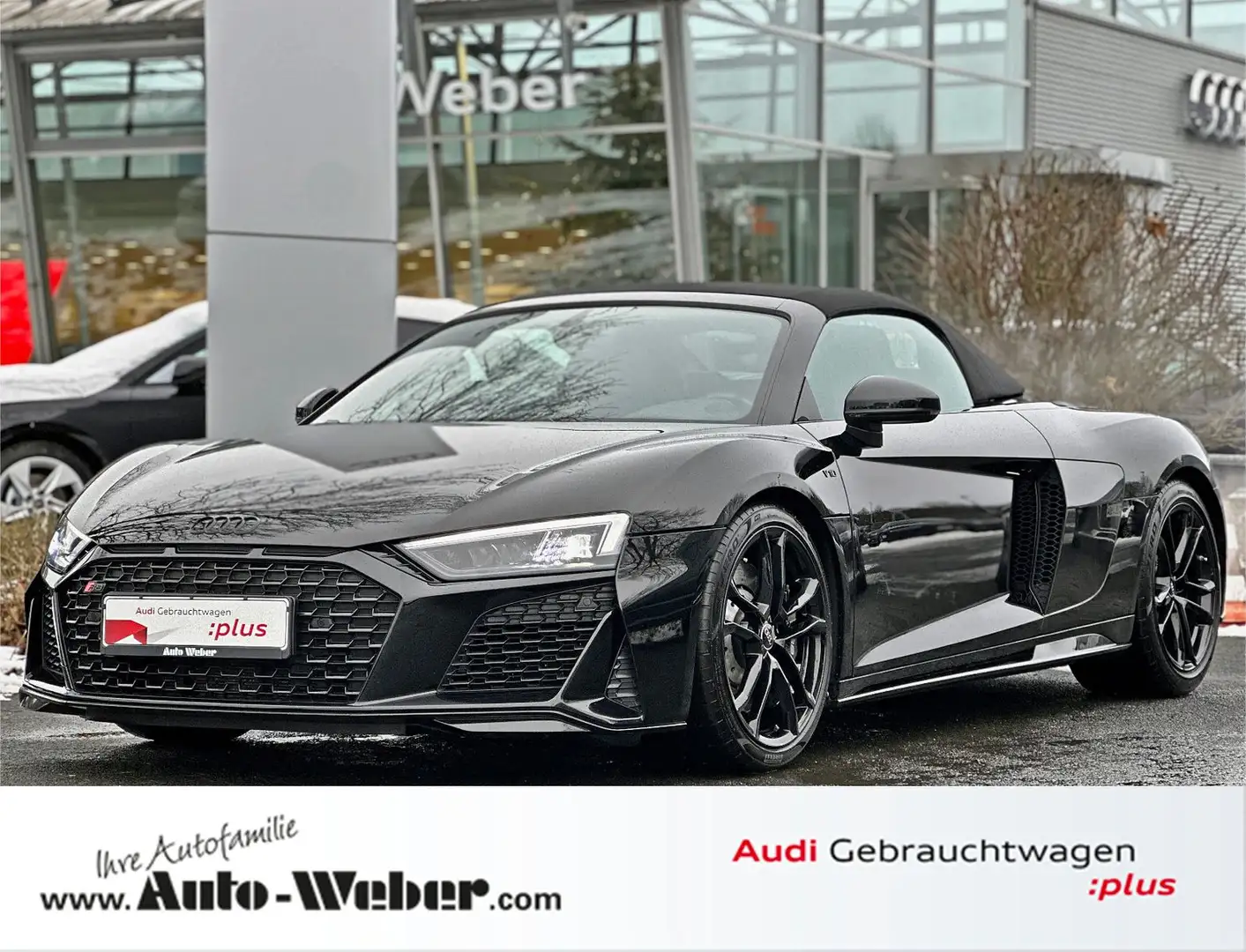 Audi R8 Spyder V10 5.2FSI RWD performance ALLBLACK Schwarz - 1