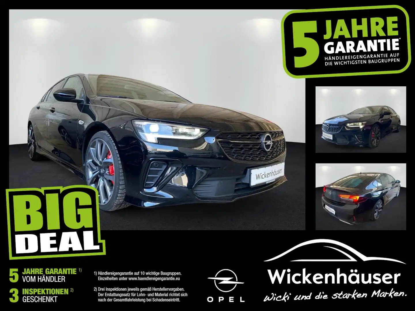 Opel Insignia Grand Sport 2.0 GSi Vollausstattung Schwarz - 1