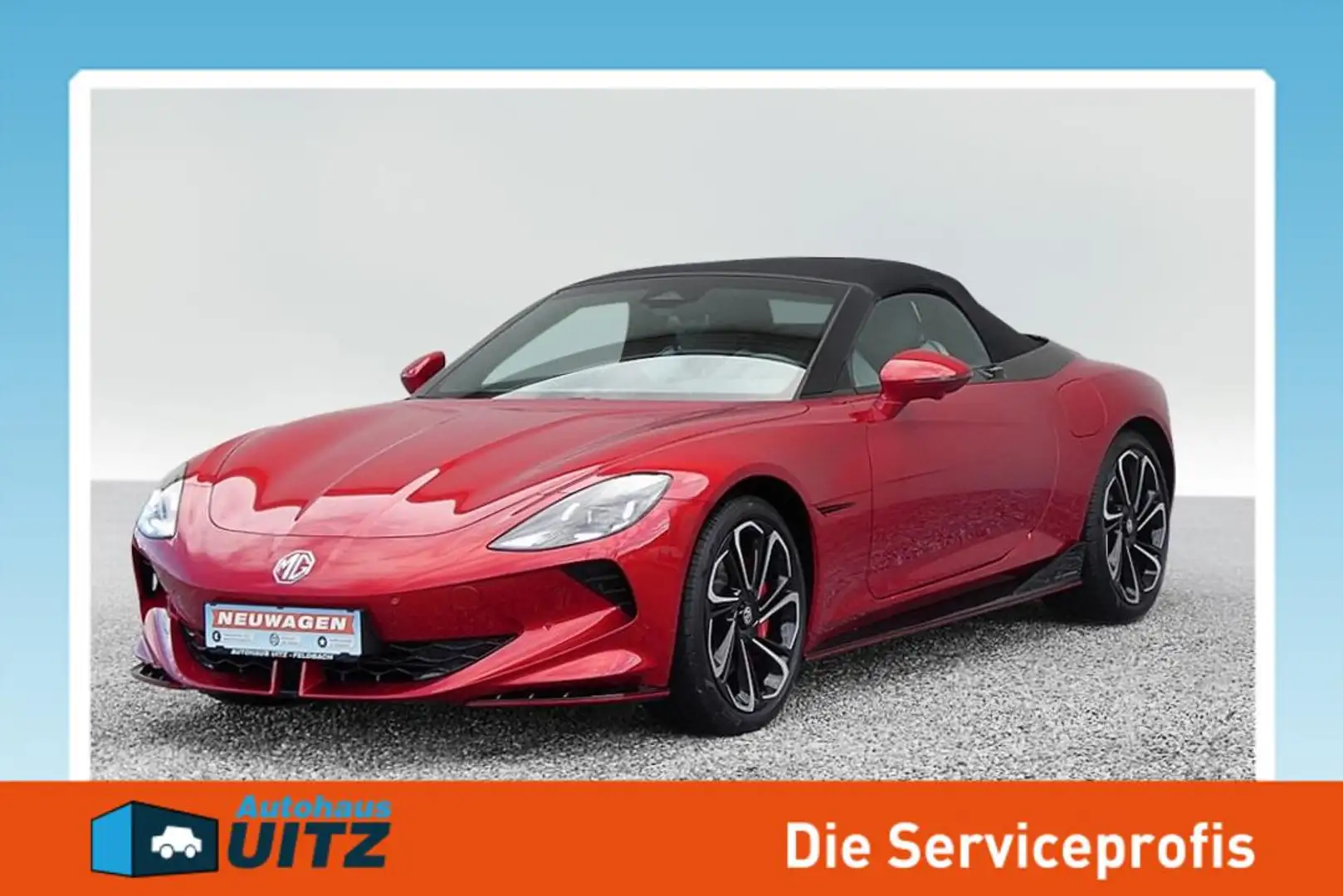 MG Cyberster GT +schwarzes Dach +ACC+BSM+360°+20'' Красный - 1