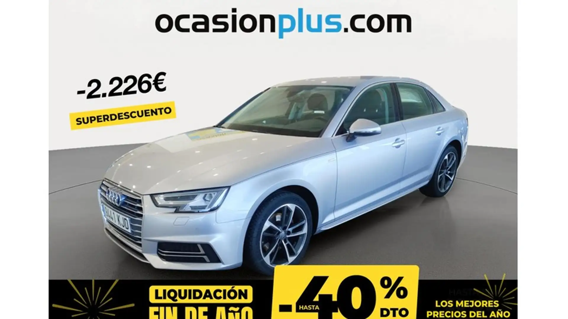 Audi A4 2.0TDI S line edition 110kW Argent - 1