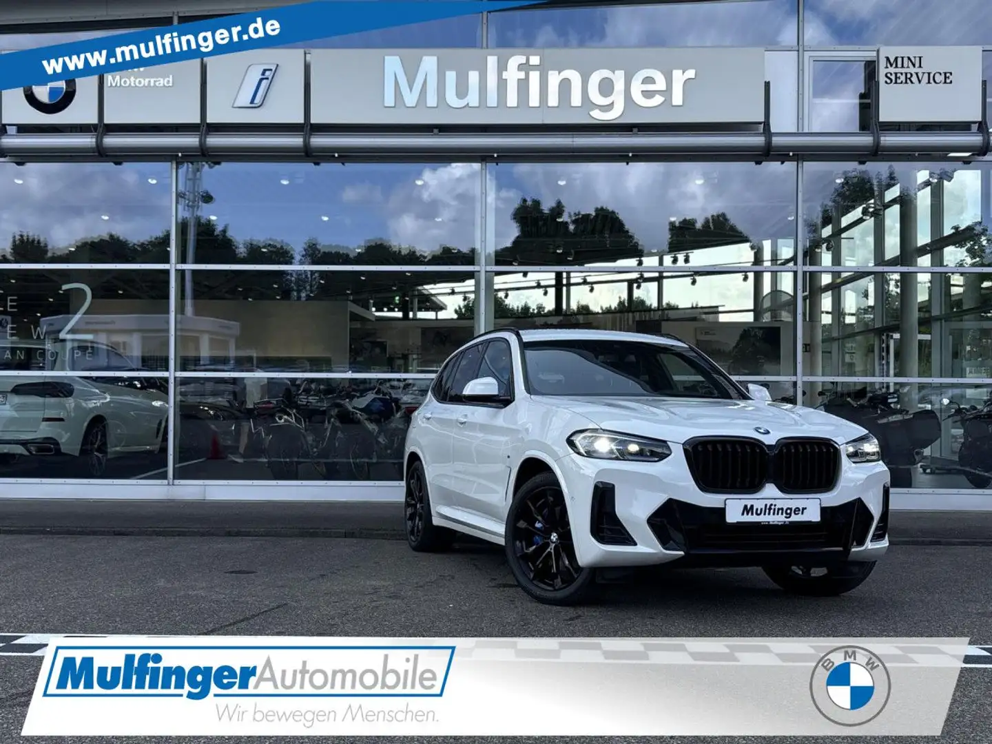BMW X3 0d M Sport Navi Kamera Driv/ParkAss.DAB 20" Weiß - 1