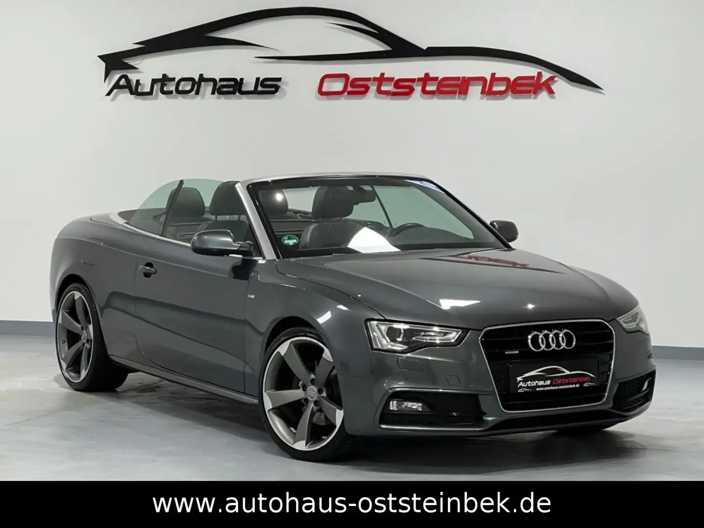 Audi A5 Cabriolet 3.0 TDI QUATTRO/S-LINE/BiXEN/NAVI/ Gris - 1