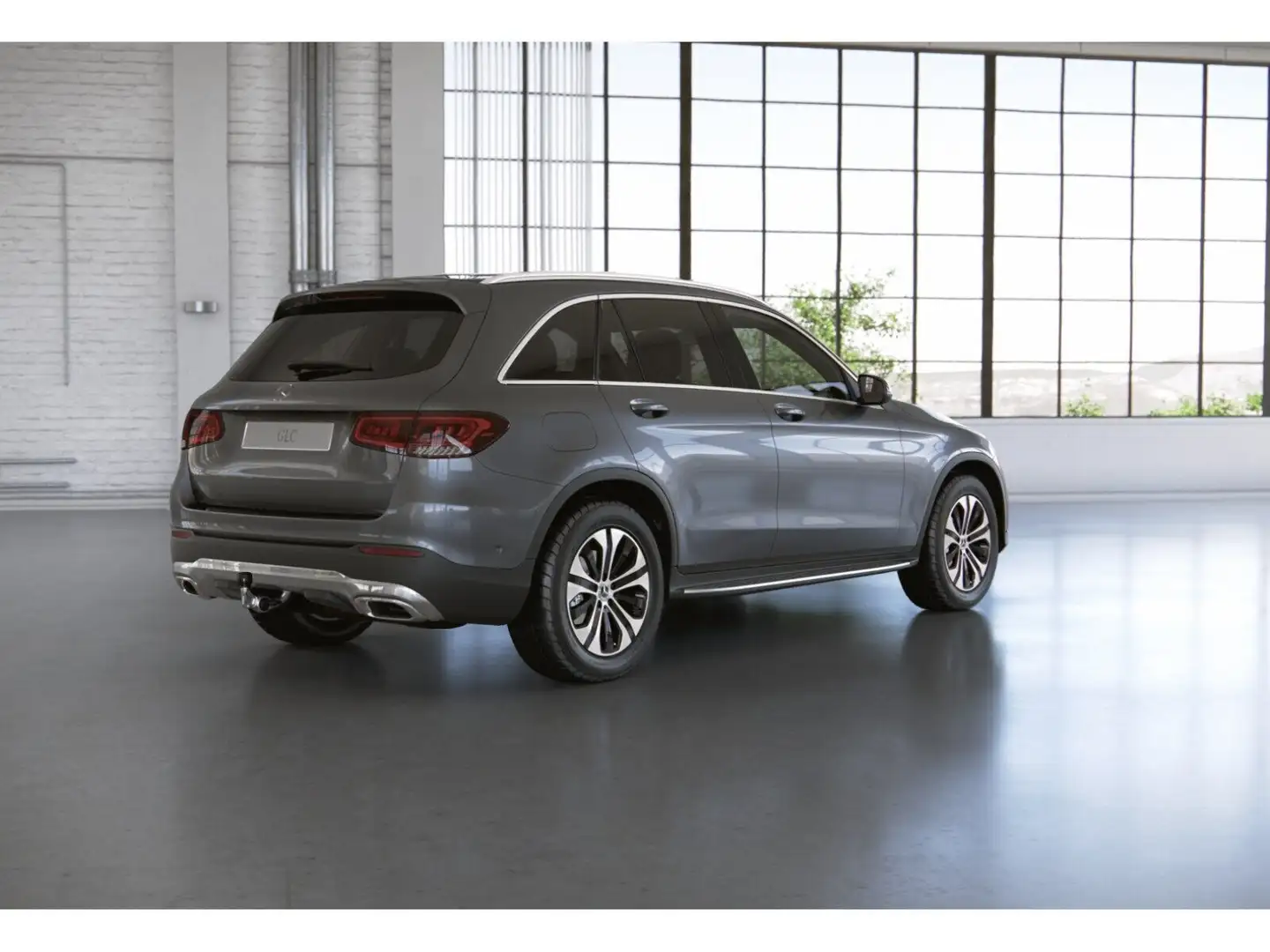 Mercedes-Benz GLC 300 d 4M STHZ+AIRBODY+KAMERA+AHK Grau - 2