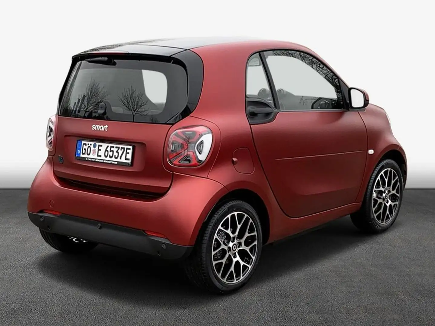 smart forTwo fortwo coupe EQ prime+red matt+ Pano+LED Rood - 2