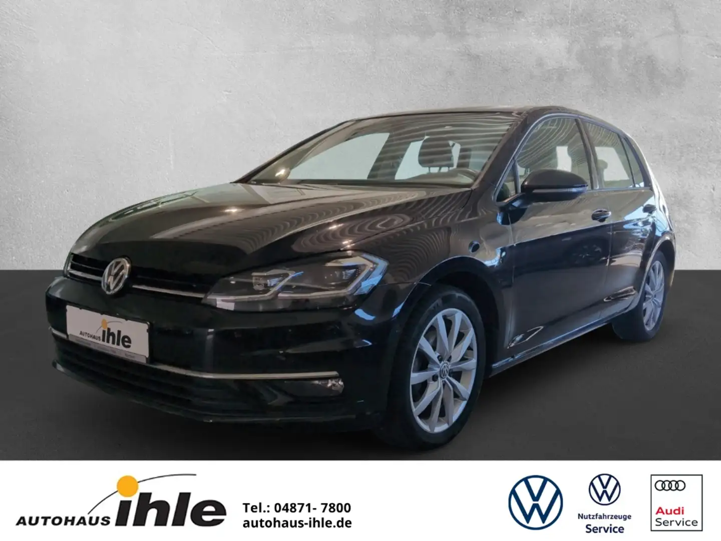 Volkswagen Golf VII Highline 2,0 TDI DSG PANO.DACH+R-FAHRKAMERA+AC Noir - 1