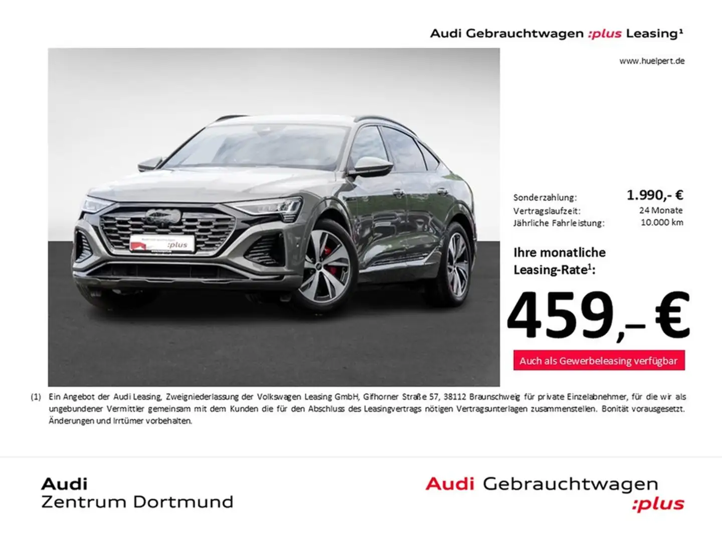Audi Q8 e-tron Sportback 55 quattro S LINE AHK LM20 Gri - 1