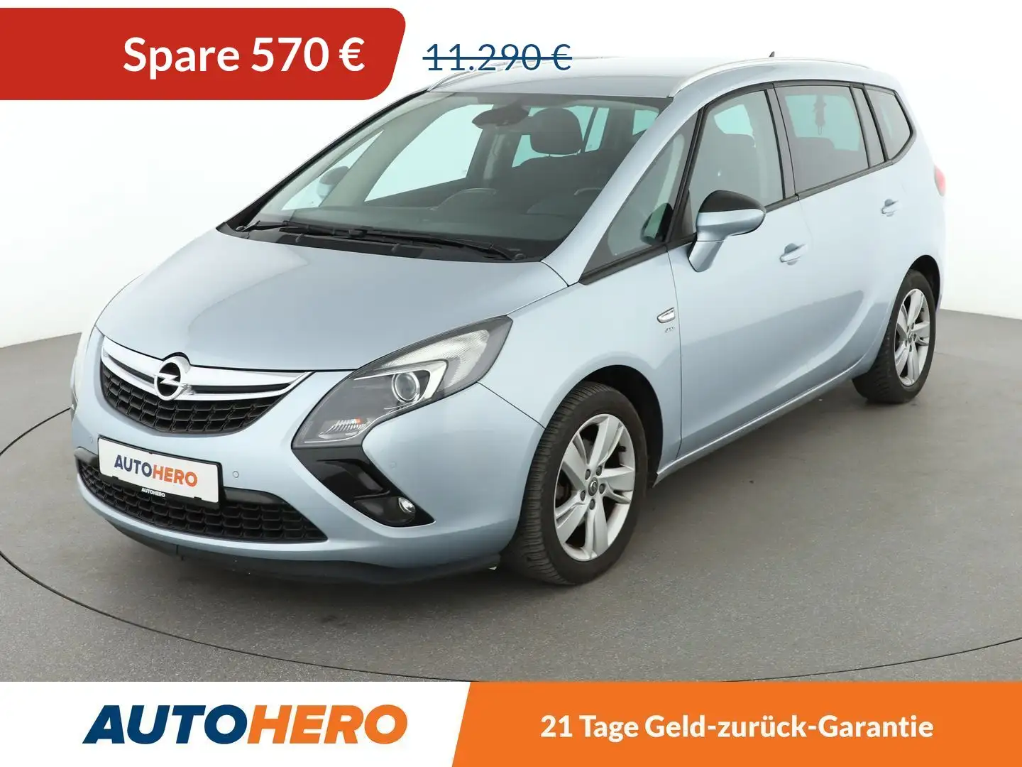 Opel Zafira Tourer 1.4 Turbo Drive*NAVI*TEMPO*PDC*SHZ* Silber - 1