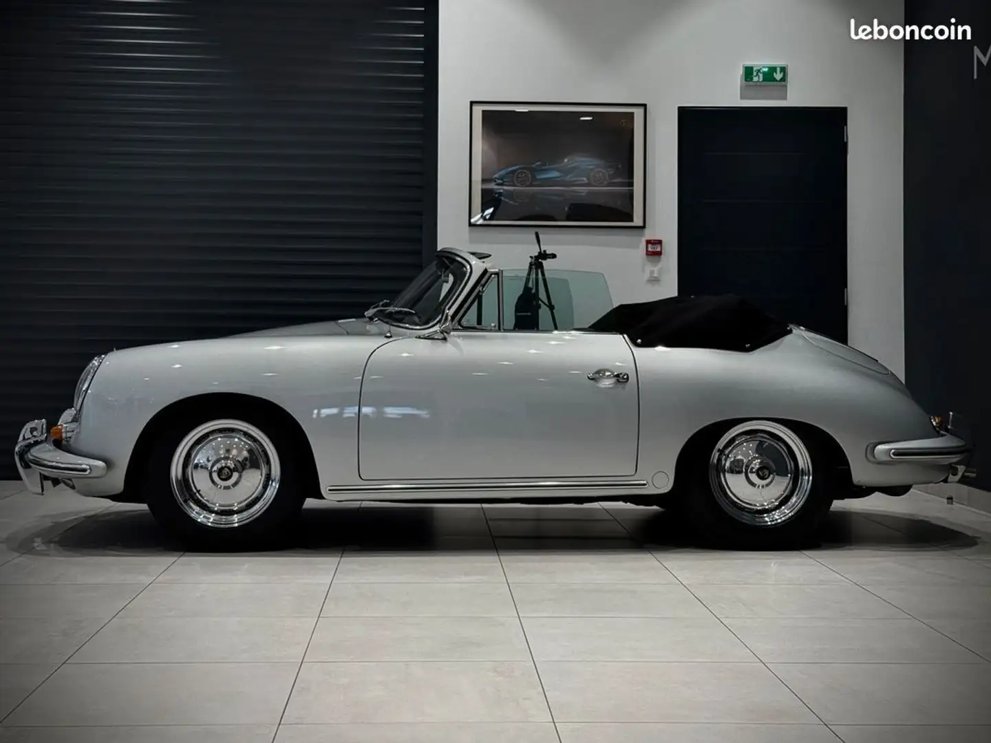 Porsche 356 EXEMPLAIRE CABRIOLET REUTTER Modèle BT6 ÉTAT NEUF  Gris - 2