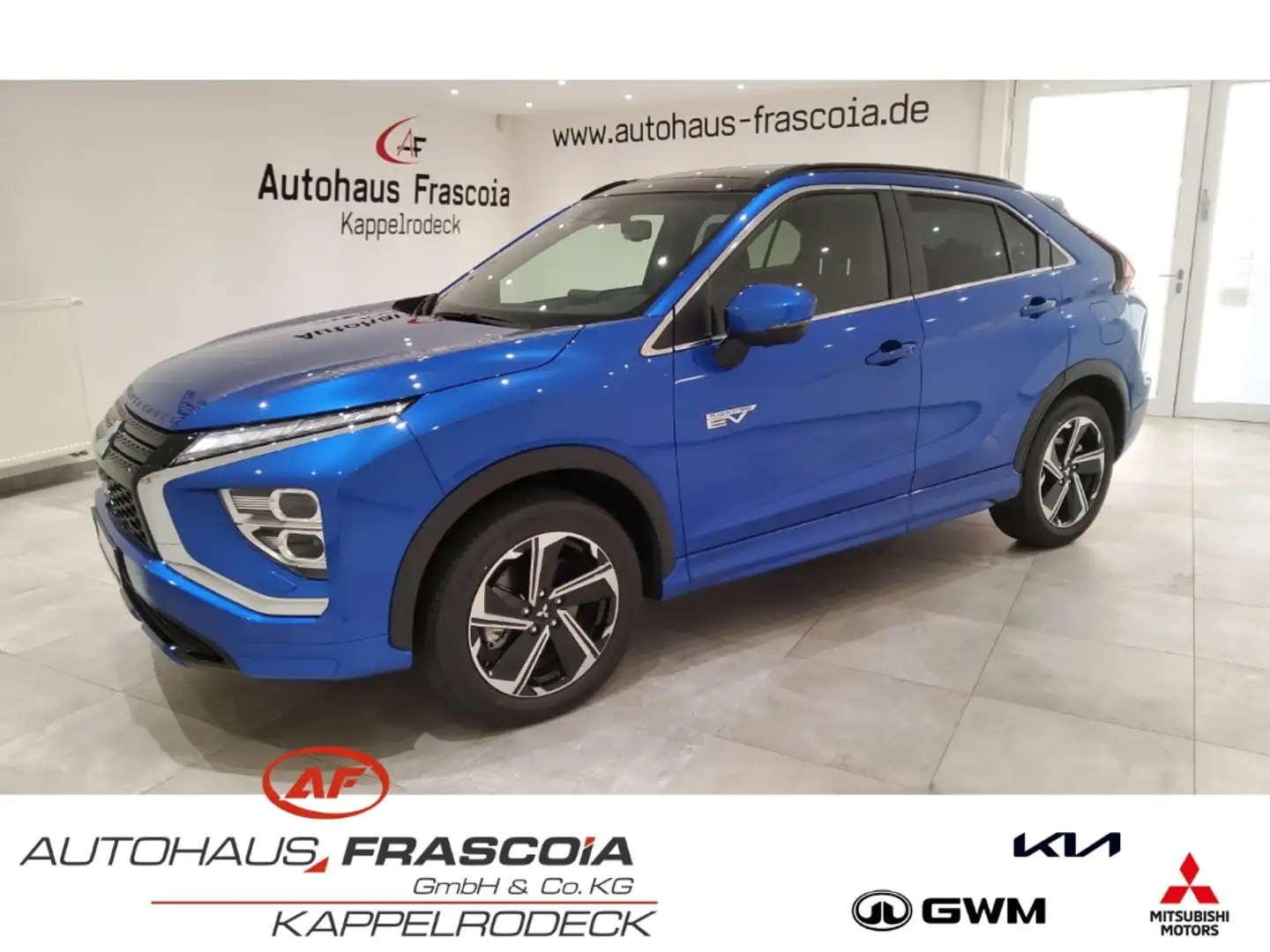 Mitsubishi Eclipse Cross Plug-In Hybrid 2.4 PLUS Select 4WD Navi LED SHZ AC Modrá - 1