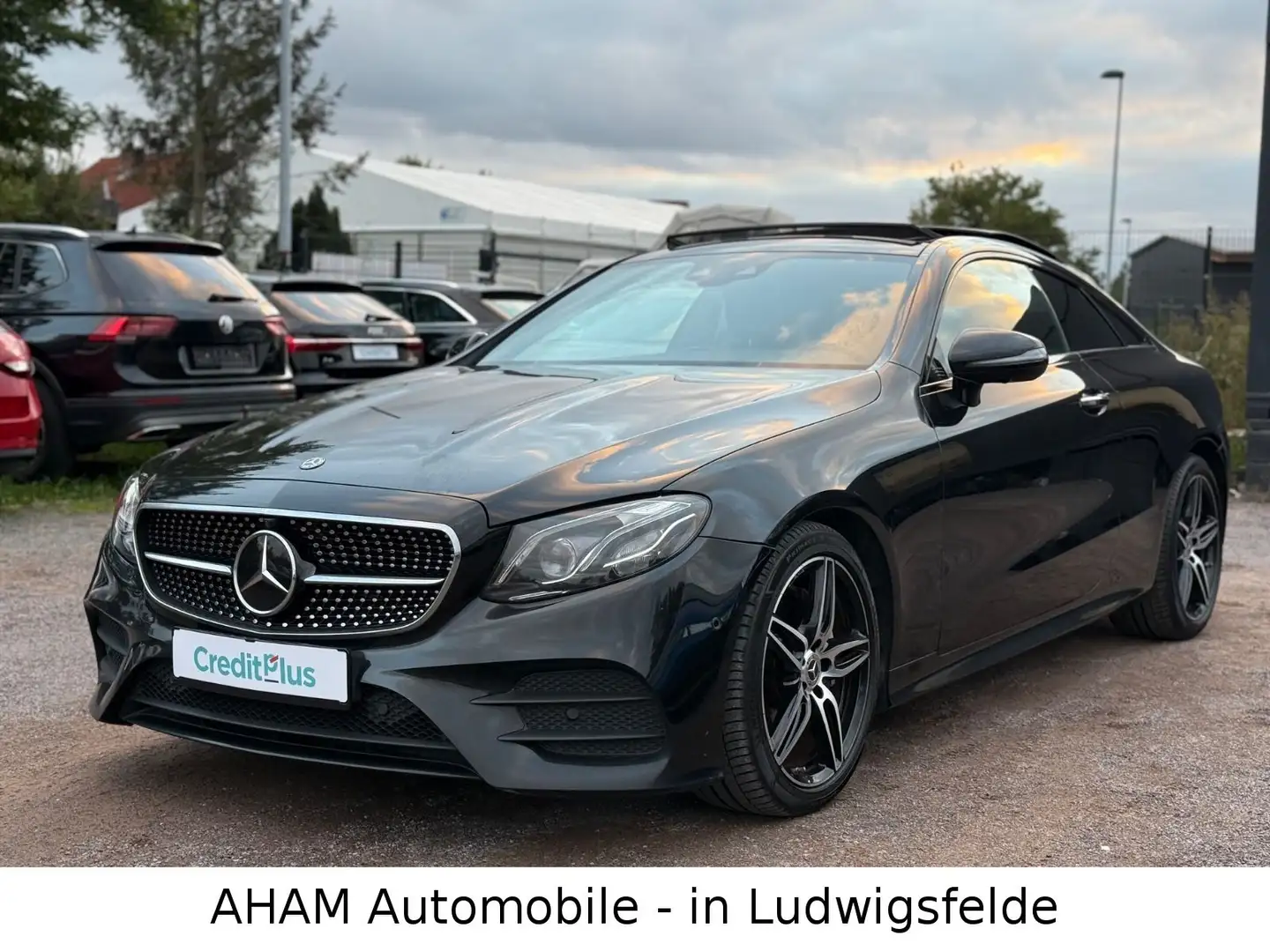 Mercedes-Benz E 220 Coupe AMG|PANO|BURMESTER|360°KAM|NIGHT|ACC Noir - 1